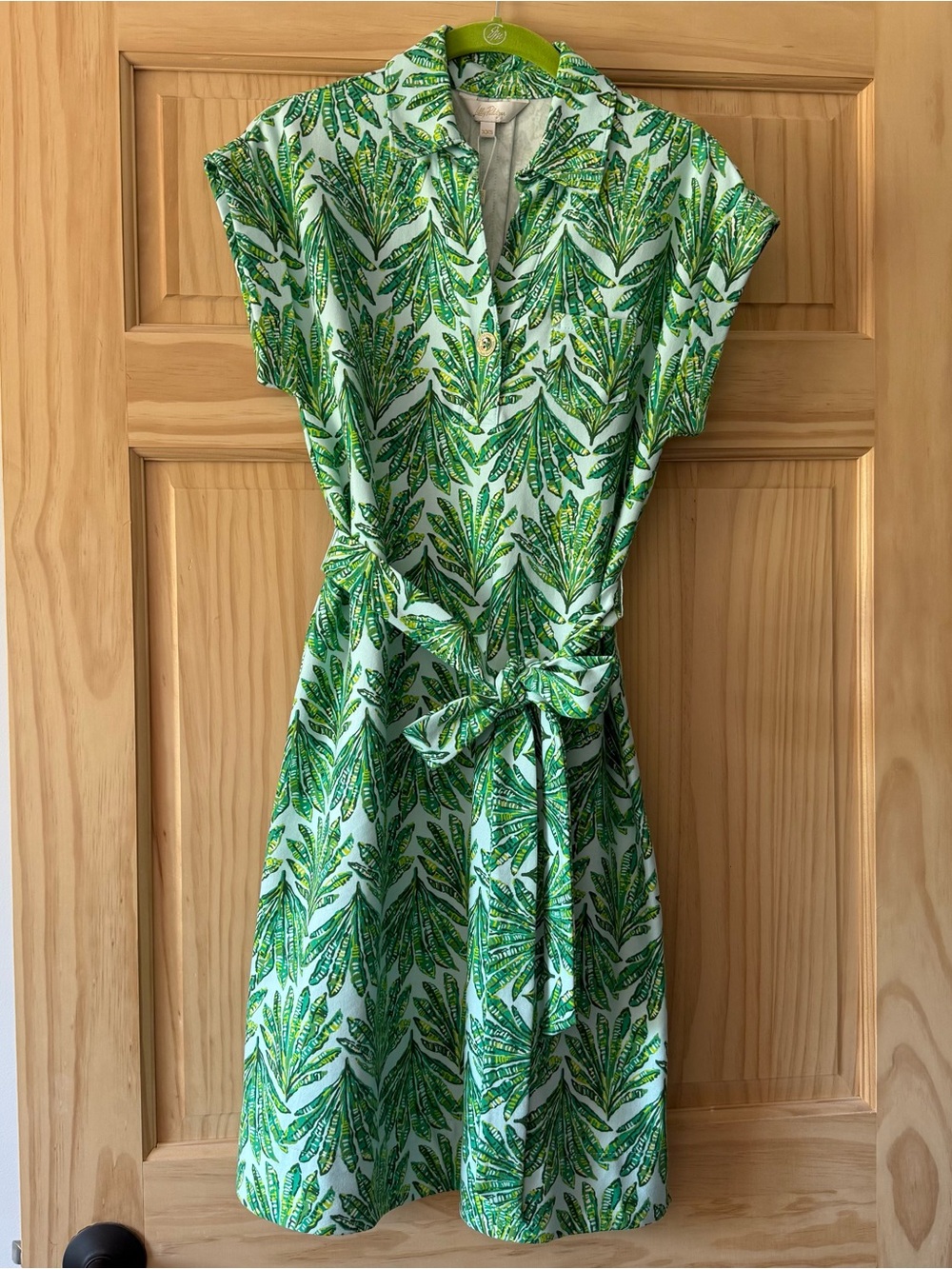 NWT Lilly Pulitzer Emersyn Dress Kitts Green Crossgrain Shady Babe
